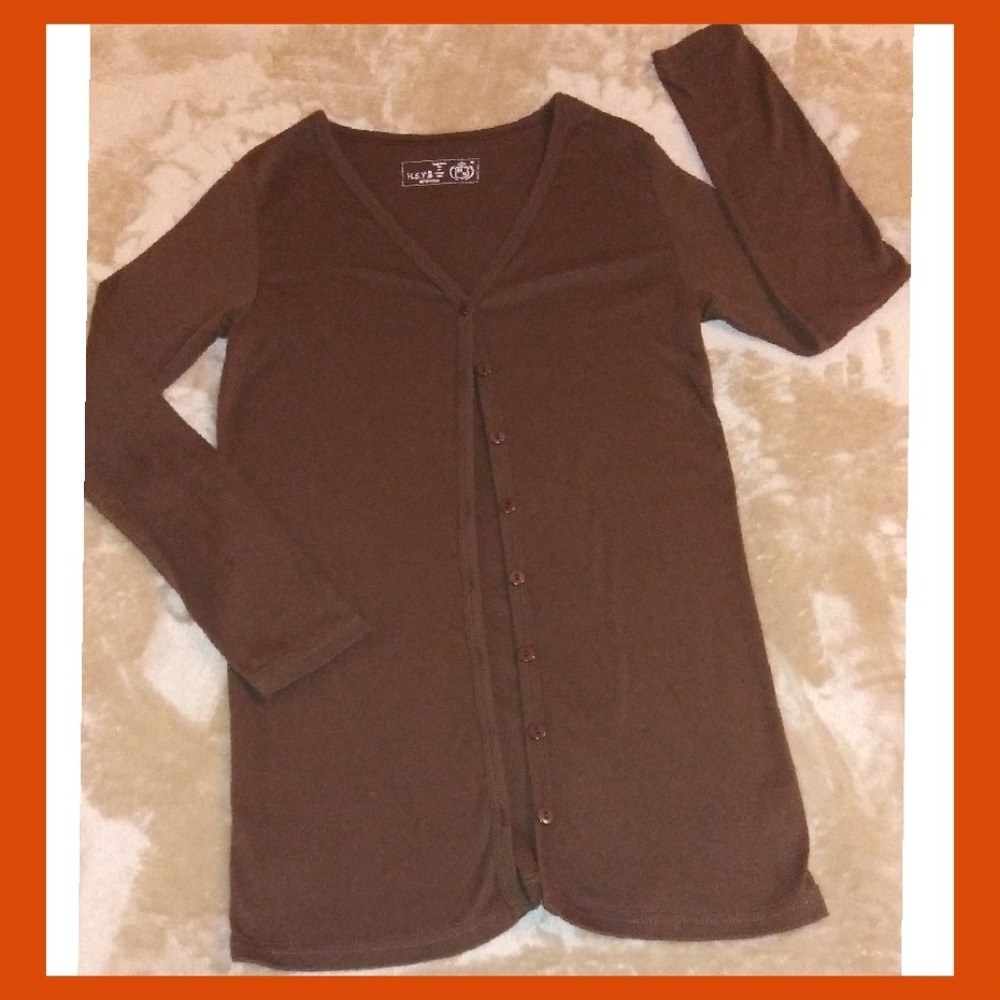 🌺BROWN CARDIGAN